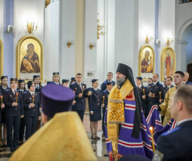 В Успенском кафедральном соборе Витебска состоялся благодарственный молебен по случаю Дня сотрудника органов предварительного следствия